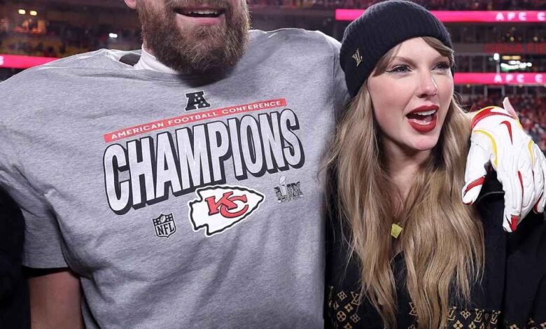 Apa kata -kata pertama Taylor Swift untuk Travis Kelce setelah Kejuaraan AFC?