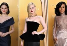 2025 Sag Awards Red Carpet Fashion: Selena Gomez, Elle Fanning, Lainnya