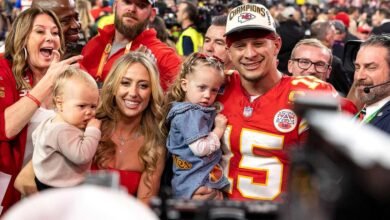 Di dalam Patrick, ulang tahun ke-4 bertema Brittany Mahomes untuk Sterling